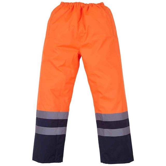 Yoko Hi Vis Two Tone Waterproof Overtrousers