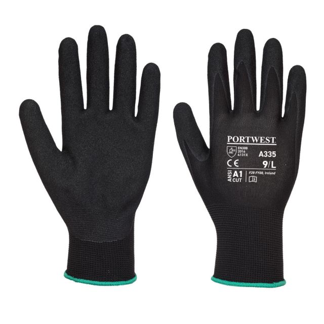 Portwest Dermi-grip NPR15 Nitrile Sandy Glove