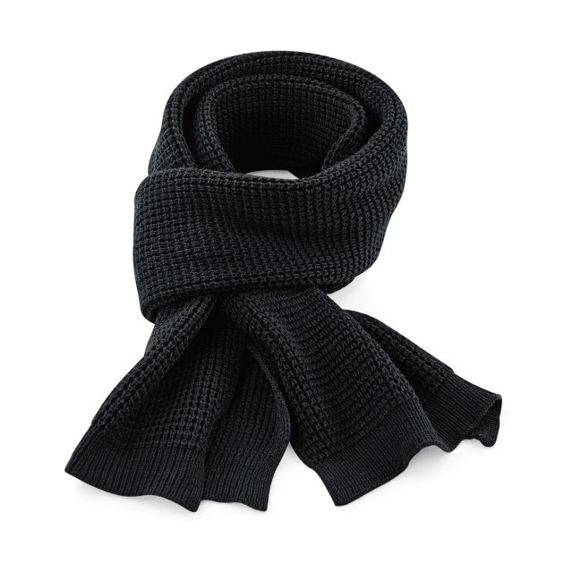 Beechfield  Classic Waffle Knit Scarf