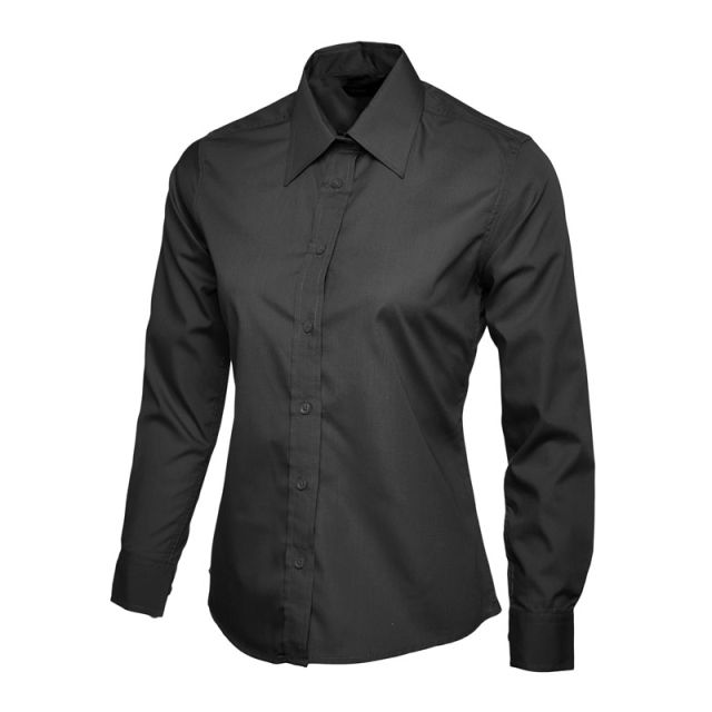 Uneek Ladies Poplin Full Sleeve Shirt