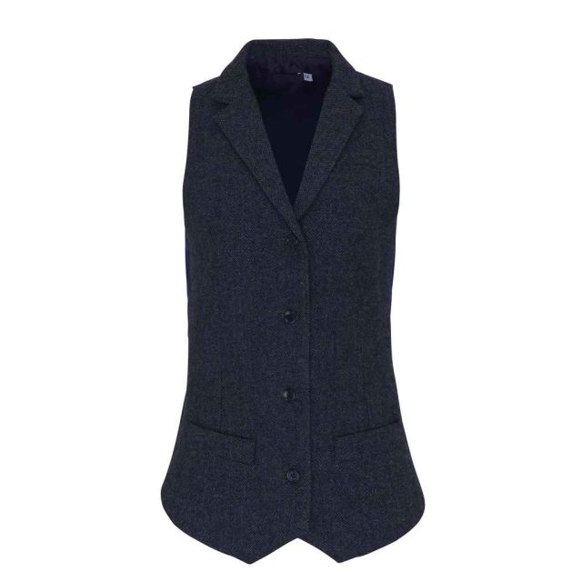 Premier Ladies Herringbone Waistcoat