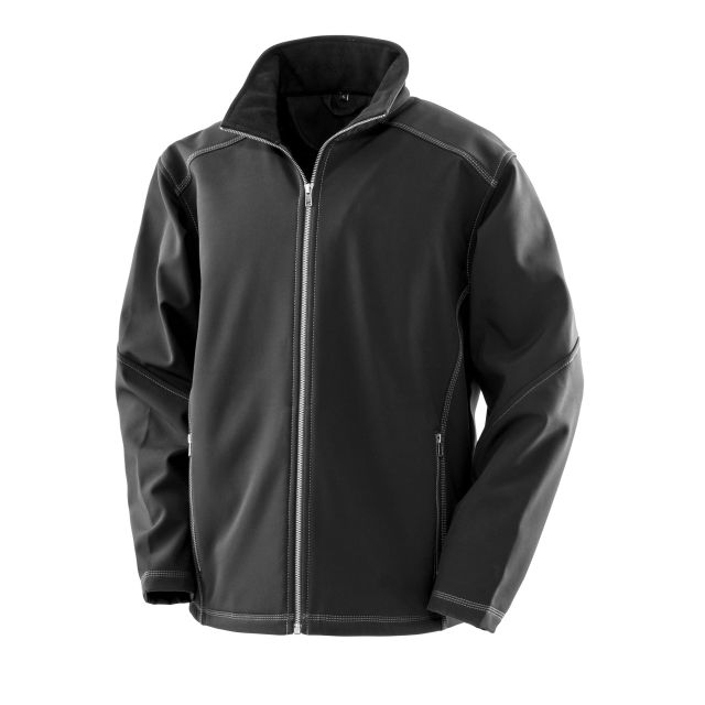 Result Work-Guard Mens Treble Stitch Softshell