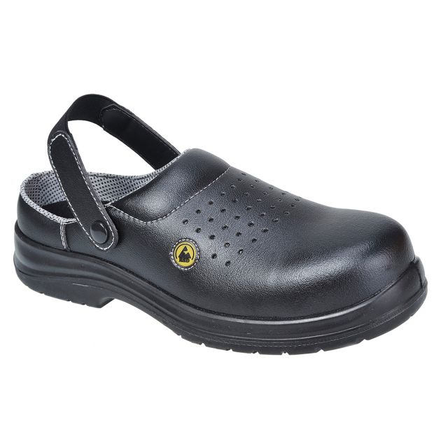 Portwest Compositelite ESD Perforated Safety Clog SB Ae