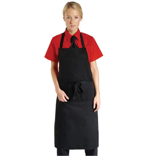 Dennys Low Cost Bib Apron With Pocket