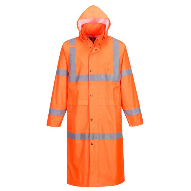Portwest Hi Vis Rain Coat 122cm