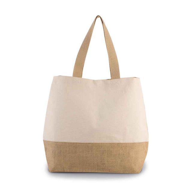 Kimood Canvas  Jute Shopper