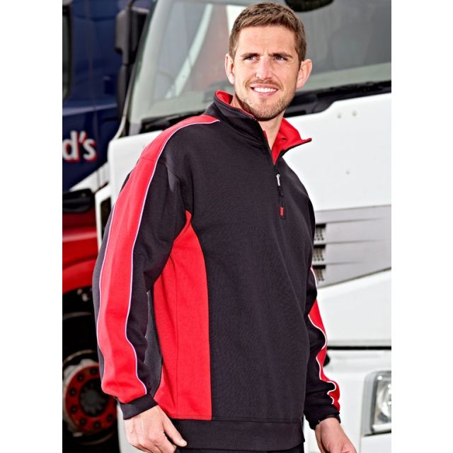Model wearing ORN Avocet 14 Zip Sweatshirt