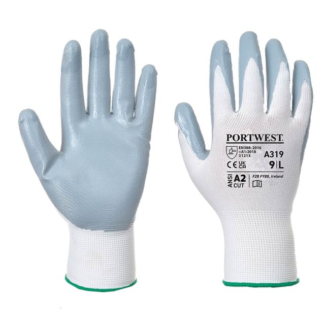 Portwest Flexo Grip Nitrile Glove Retail Pack