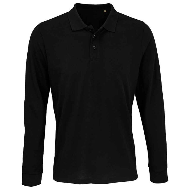 SOL'S Sols Unisex Prime Long Sleeve Piqué Polo Shirt