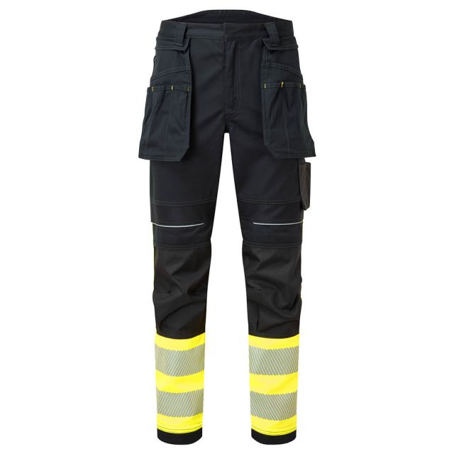 Portwest PW3 FR HI Vis Class 1 Holster Trousers