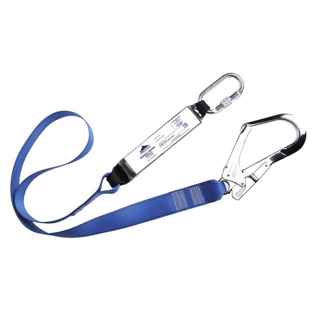 Portwest Single Webbing 18m Lanyard With Shock Absorber