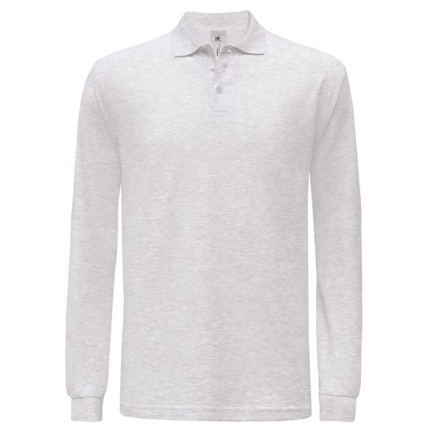 B&C Safran Long-sleeved Polo Shirt
