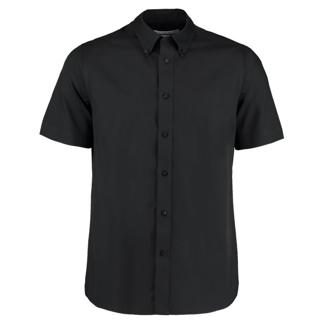 Kustom Kit Tailored Fit Short Sleeve City Shirt