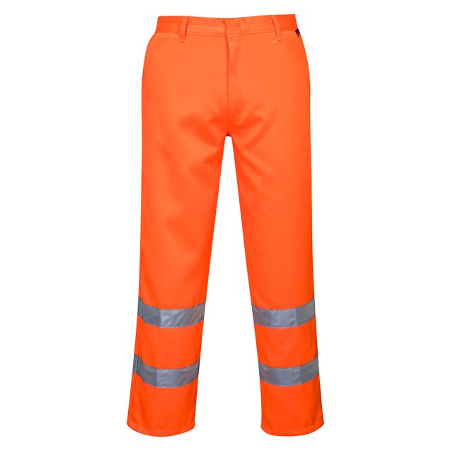 Portwest Hi Vis Polycotton Service Trousers