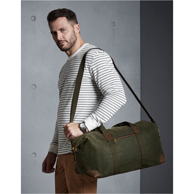 Quadra Heritage Washed Canvas Holdall