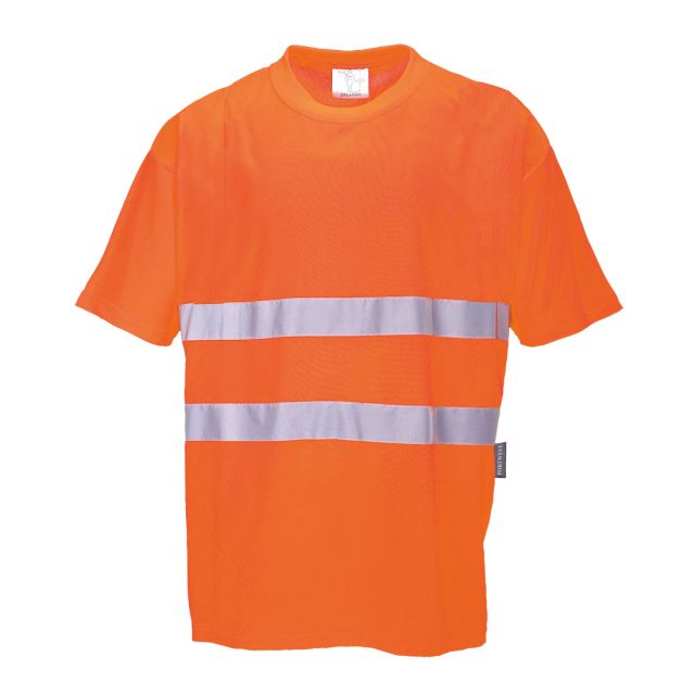 Portwest Hi Vis Cotton Comfort T Shirt SS