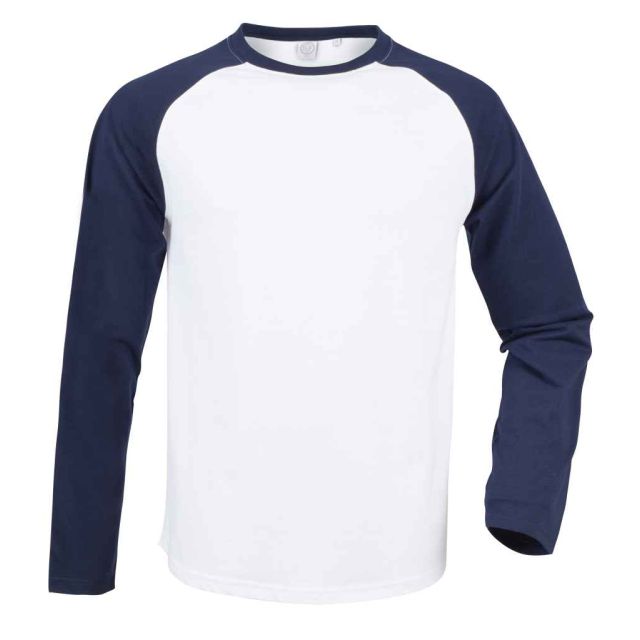 SF Men Long Sleeve Baseball T Shirt