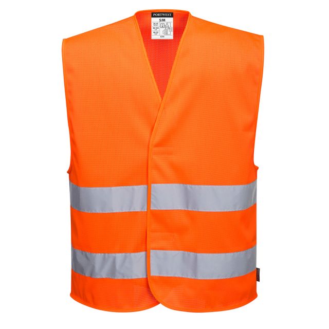 Portwest Hi Vis Mesh Two Band Vest