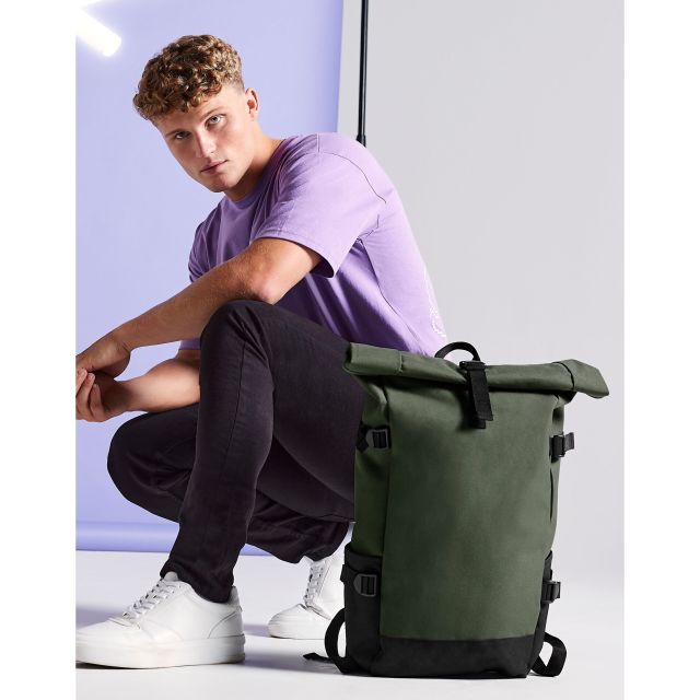 Bagbase Block Roll-Top Backpack