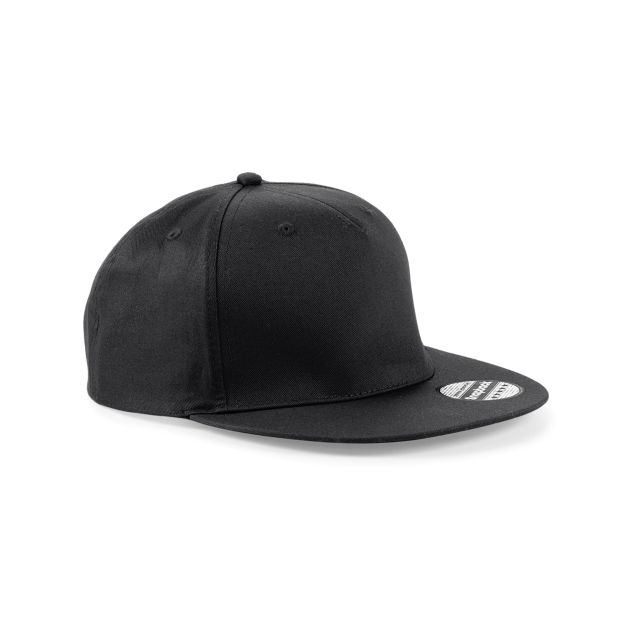 Beechfield  5 Panel Snapback Rapper Cap