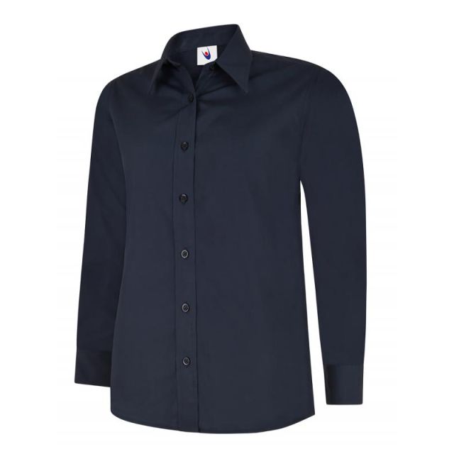 Uneek Ladies Poplin Full Sleeve Shirt