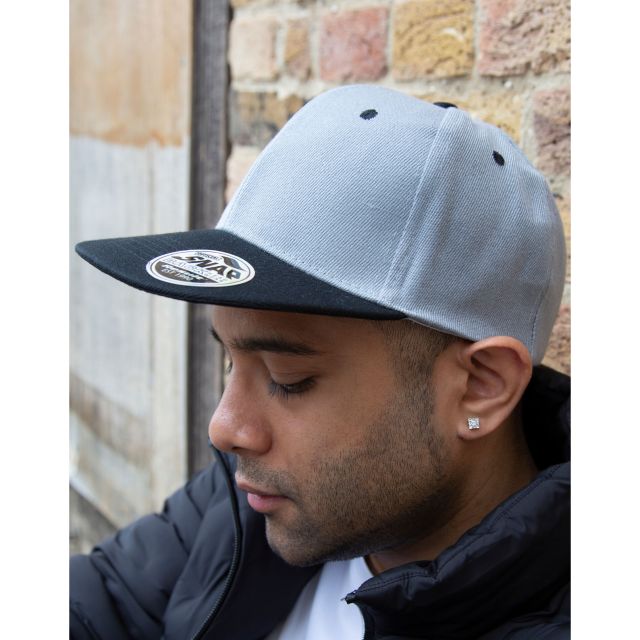 Result Core Bronx Original Flat Peak Snap Back Dual Colour Cap