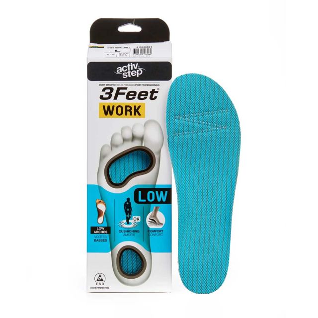 Rock Fall Activ-step 3feet Work Footbeds Low in packaging and out