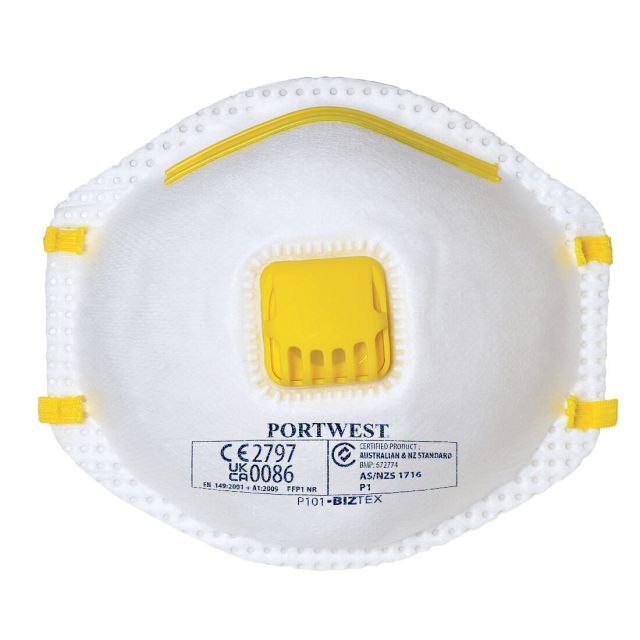 Portwest FFP1 Valved Respirator PK10