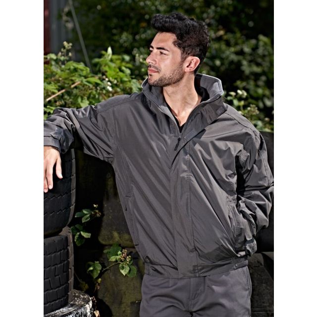 Model wearing ORN Fulmar Bomber Jacket