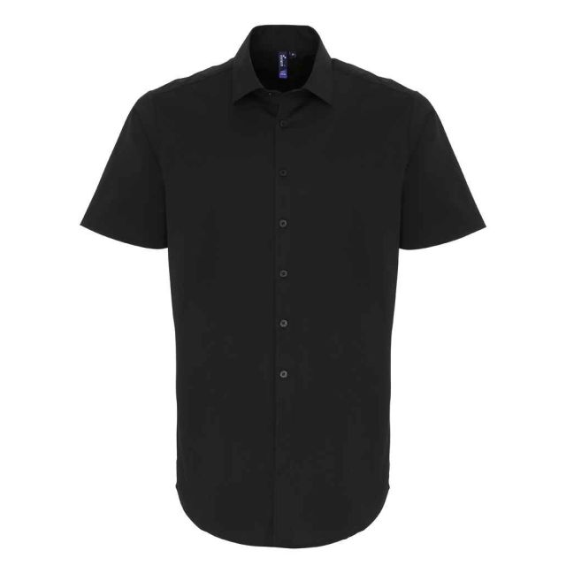 Premier Short Sleeve Stretch Fit Poplin Shirt