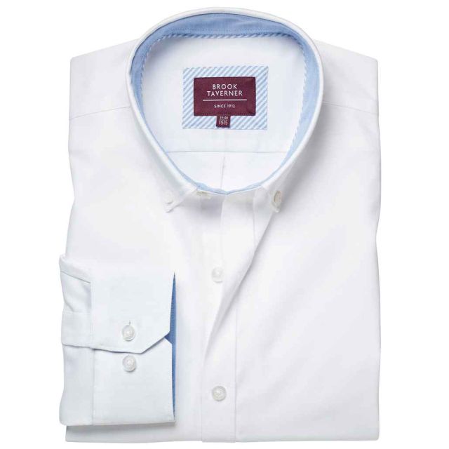 Brook Taverner Lawrence Long Shirt Stretch Oxford Shirt