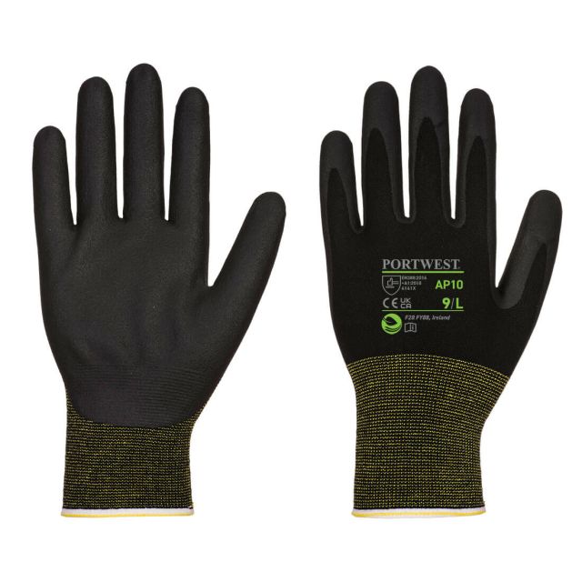 Portwest NPR15 Foam Nitrile Bamboo Glove PK12