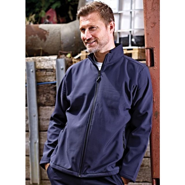 Model wearing ORN Skimmer Softshell