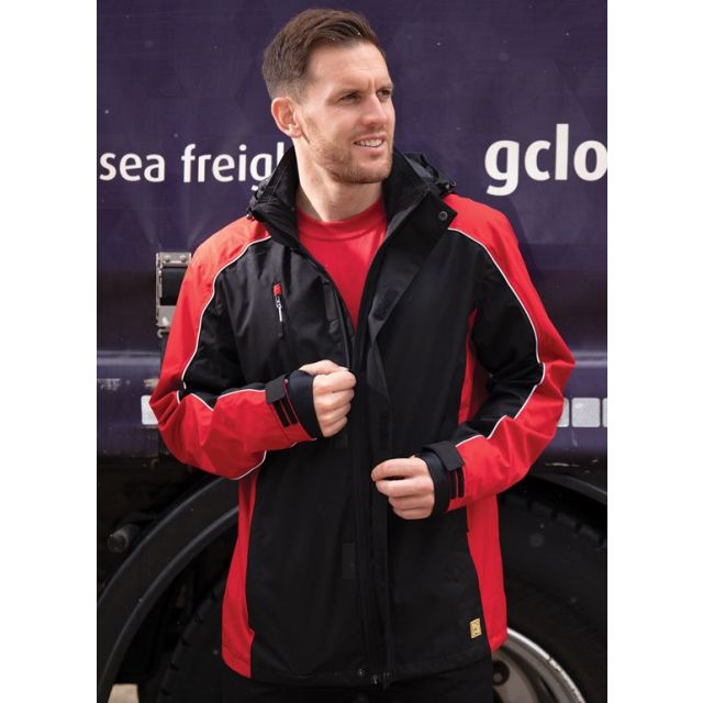 Model wearing ORN Avocet Earthpro Jacket