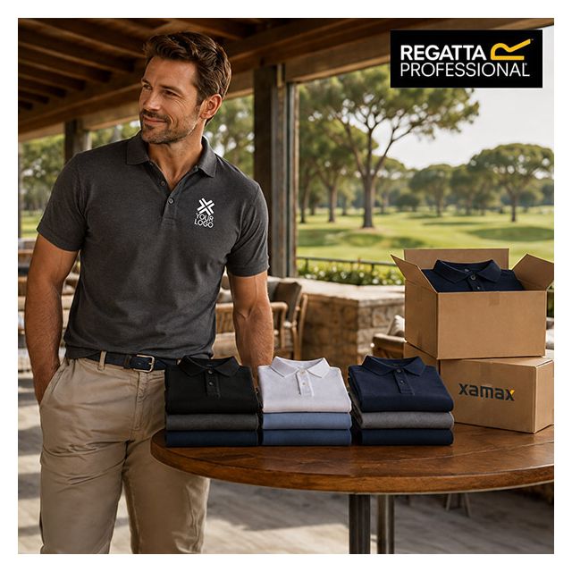 48 Premium Polo Shirts with Embroidered Logo