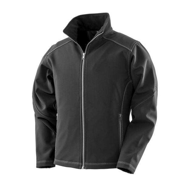 Result Work-Guard Womens Treble Stitch Softshell