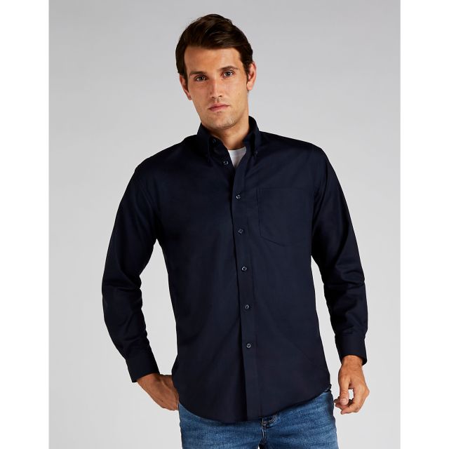 Kustom Kit Classic Fit Long Sleeve Workwear Oxford Shirt
