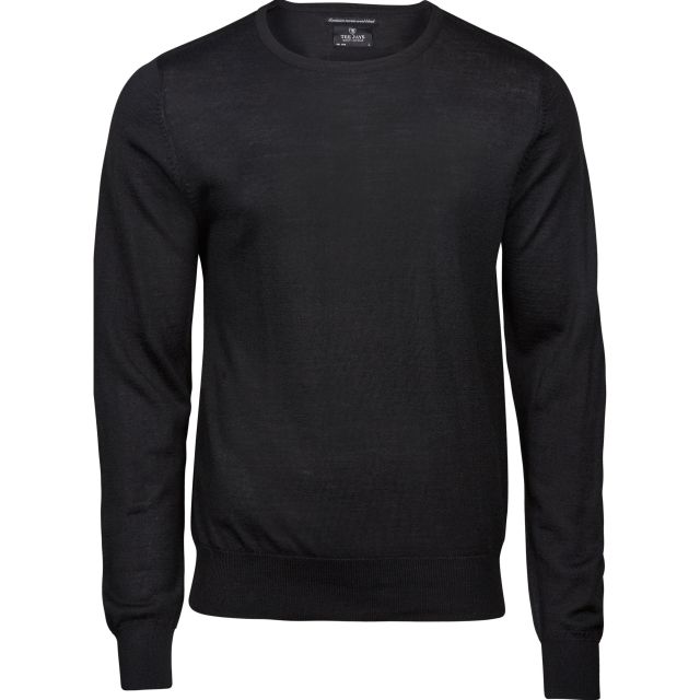 Tee Jays Mens Crew Neck Knitted Sweater