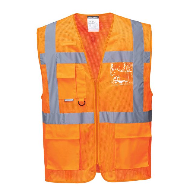 Portwest Athens Hi Vis Mesh Executive Vest