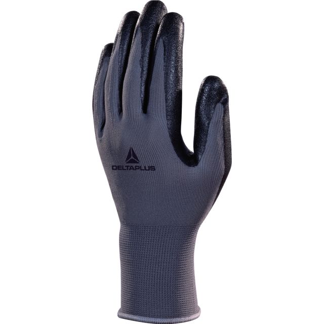 Delta Plus Polyester Knitted Gloves-Nitrile Foam Palm