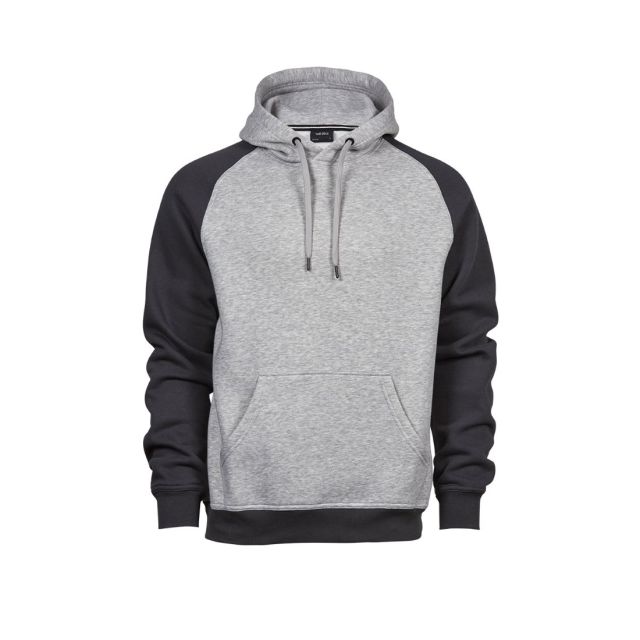 Tee Jays Two Tone Raglan Hooded Sweatshirt