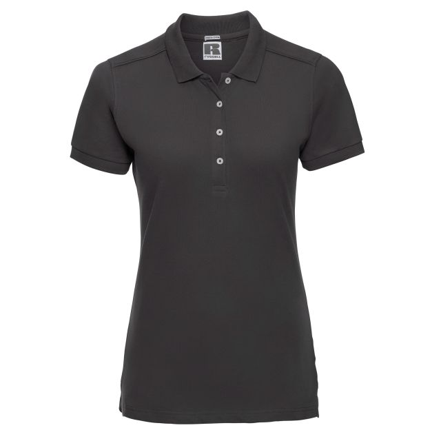 Russell Ladies Fitted Stretch Polo