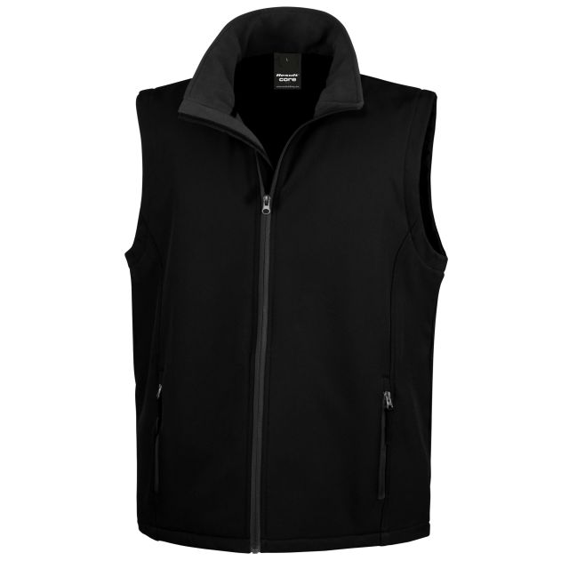 Result Core Mens Printable Softshell Bodywarmer