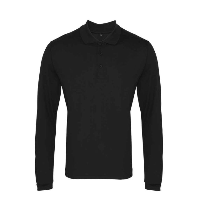 Premier Long Sleeve Coolchecker Piqué Polo Shirt