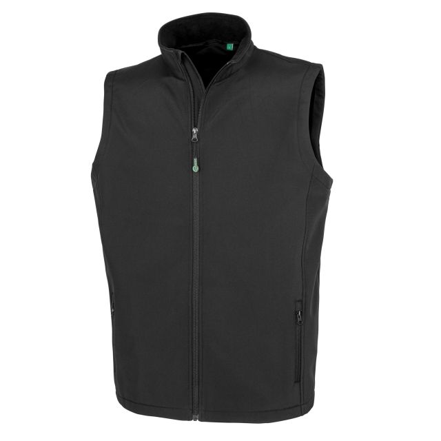 Result Genuine Recycled Mens Recycled 2-layer Printable Softshell Bodywarmer