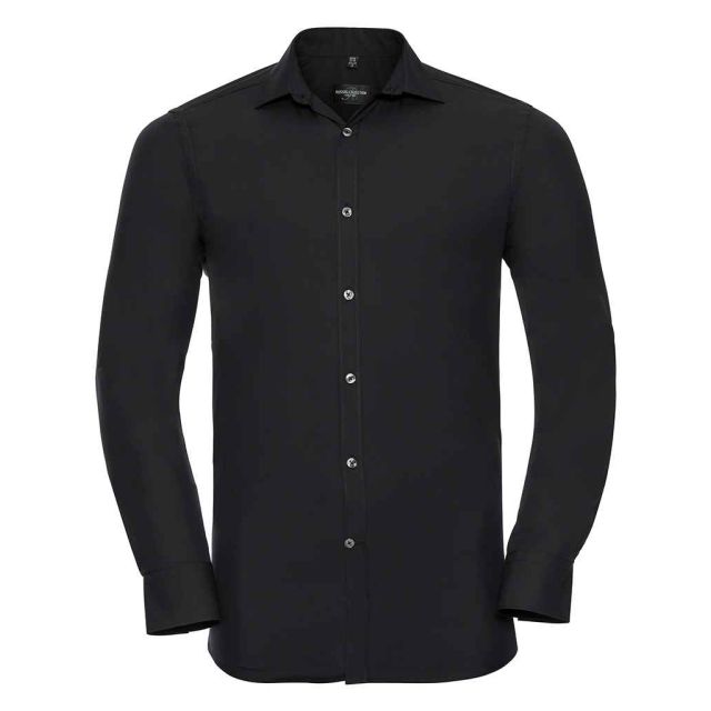 Russell Collection Long Sleeve Ultimate Stretch Shirt