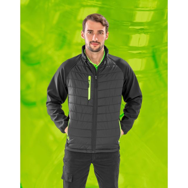 Result Genuine Recycled Compass Padded Softshell Jacket