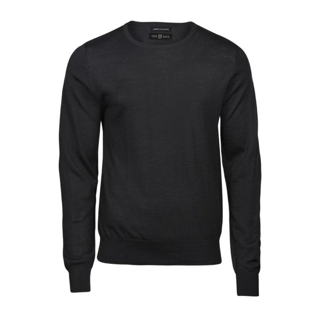 Tee Jays Mens Crew Neck Knitted Sweater