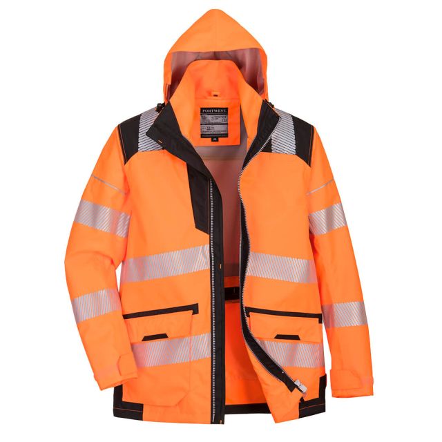 portwest PW3 hi vis breathable 5-in-1 jacket