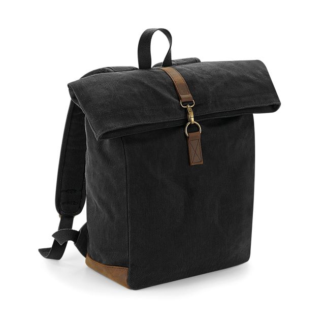 Quadra Heritage Waxed Canvas Backpack